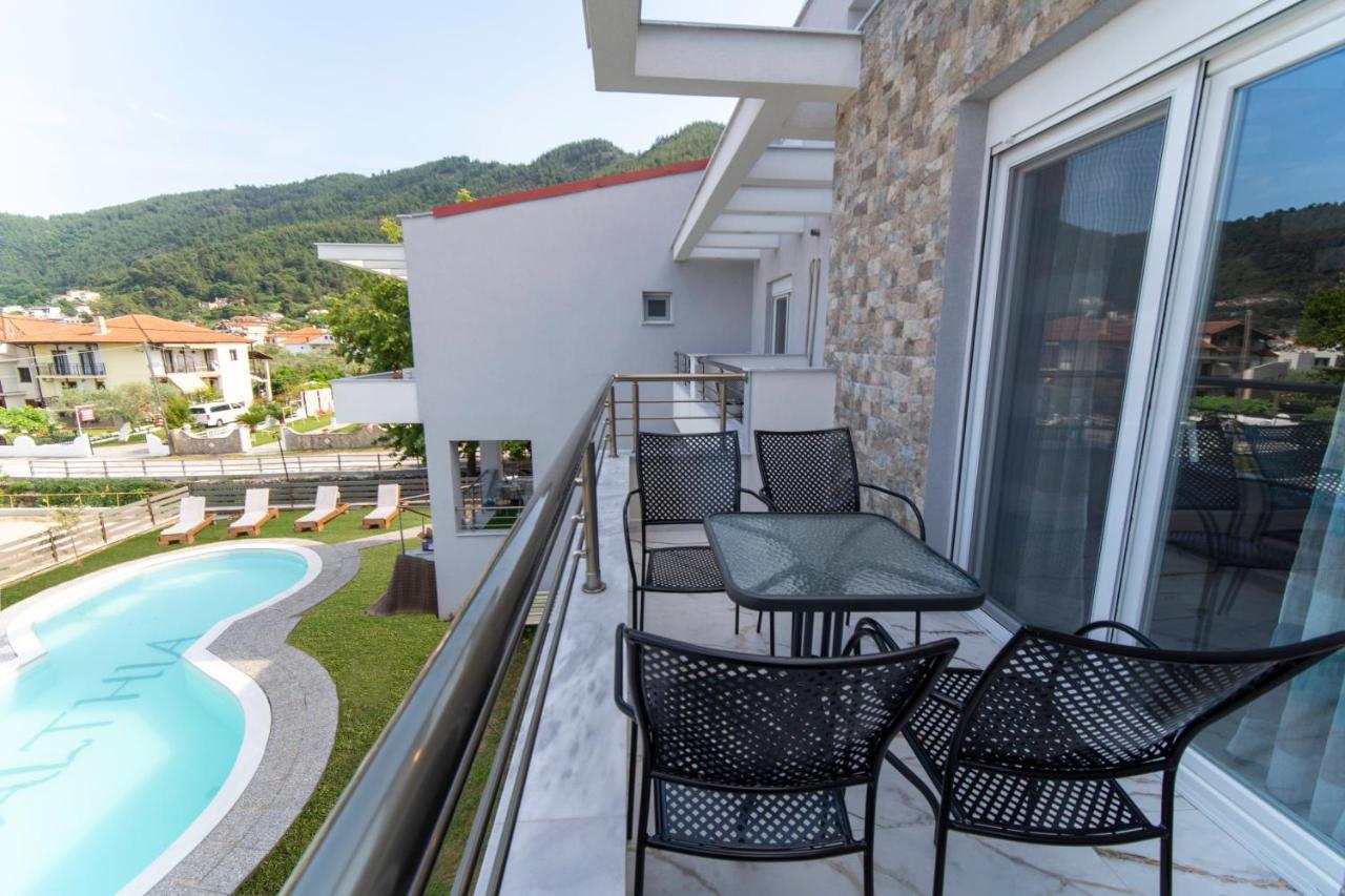 Amalthia Hotel Skala Potamia Exterior foto