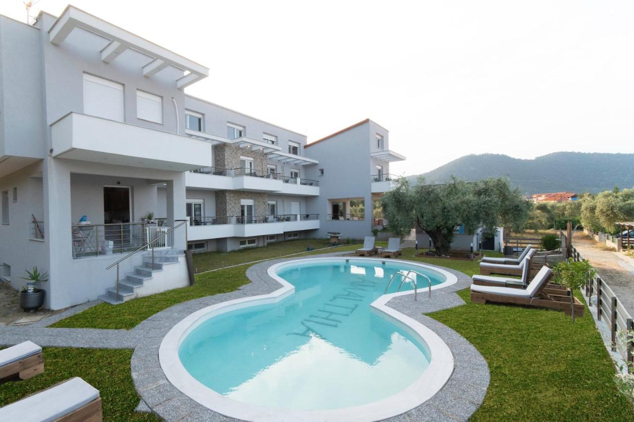 Amalthia Hotel Skala Potamia Exterior foto